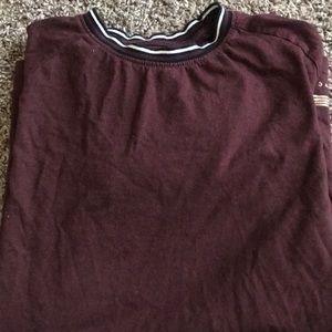 Stylish plain short sleeve tee